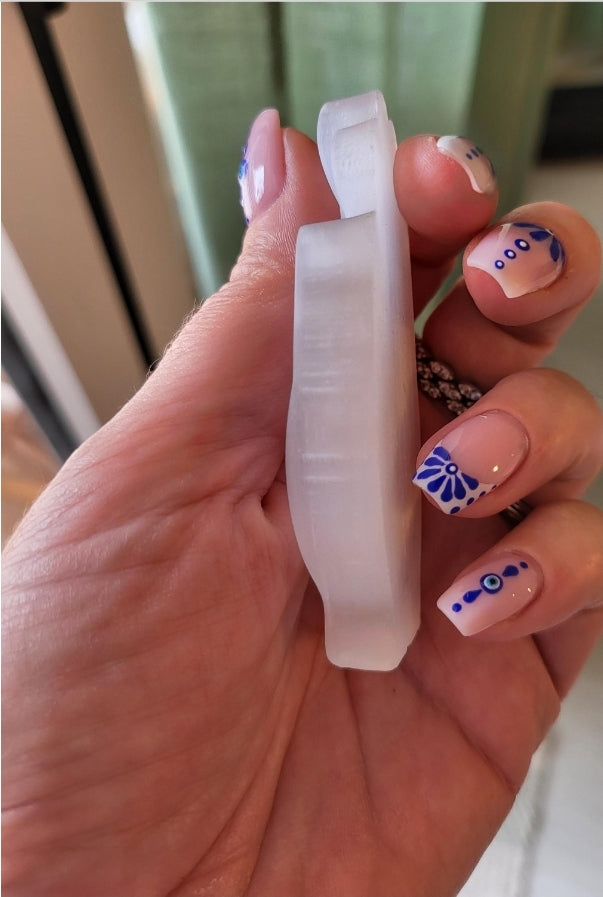 Selenite Buddha Hand