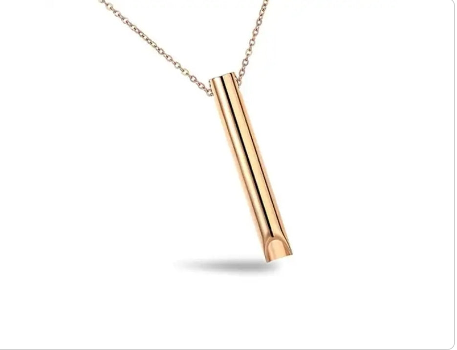 Mindful Breathing Necklace for Stress, Anxiety and Smoking Cessation