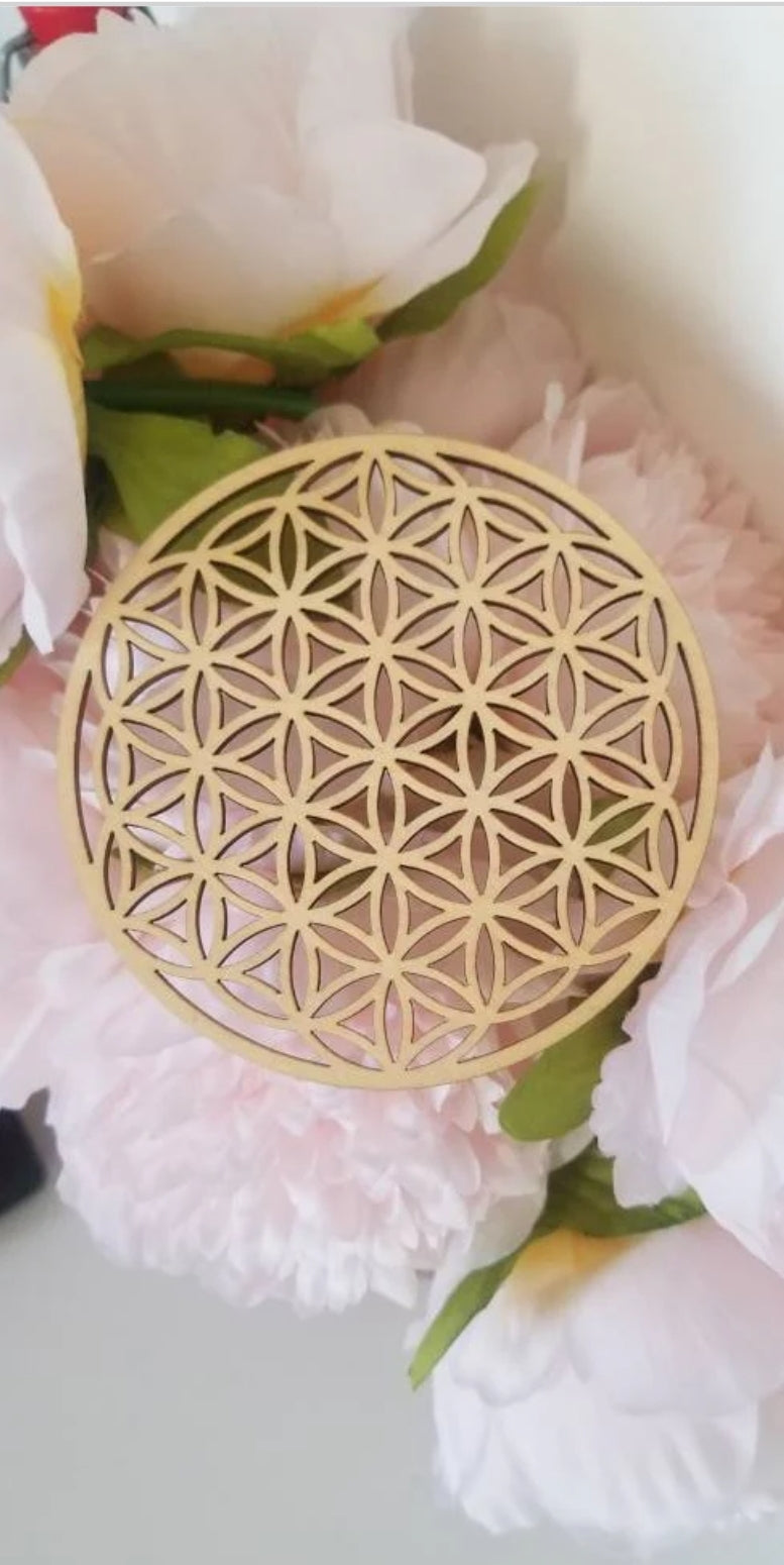 Wooden Flower of Life