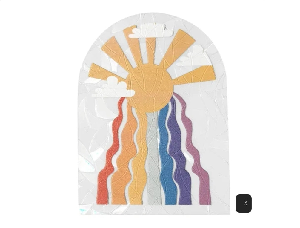 Vinyle décoratif de fenêtre holographique