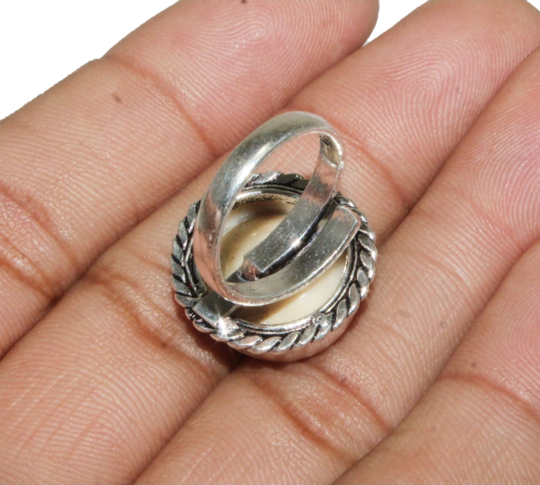 Bague réglable oeil de Sainte Lucie