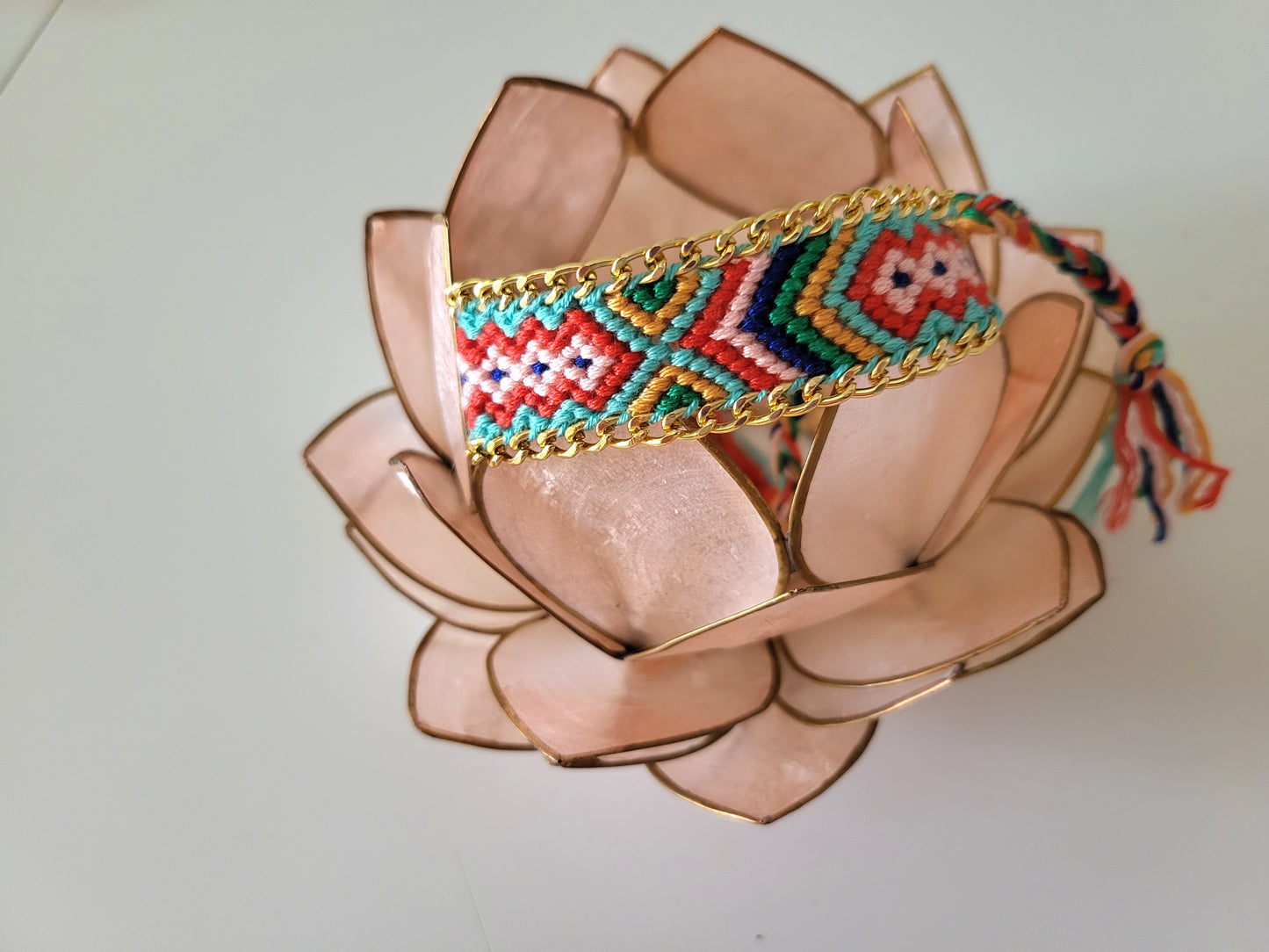 Bracelet brésilien bijou vert