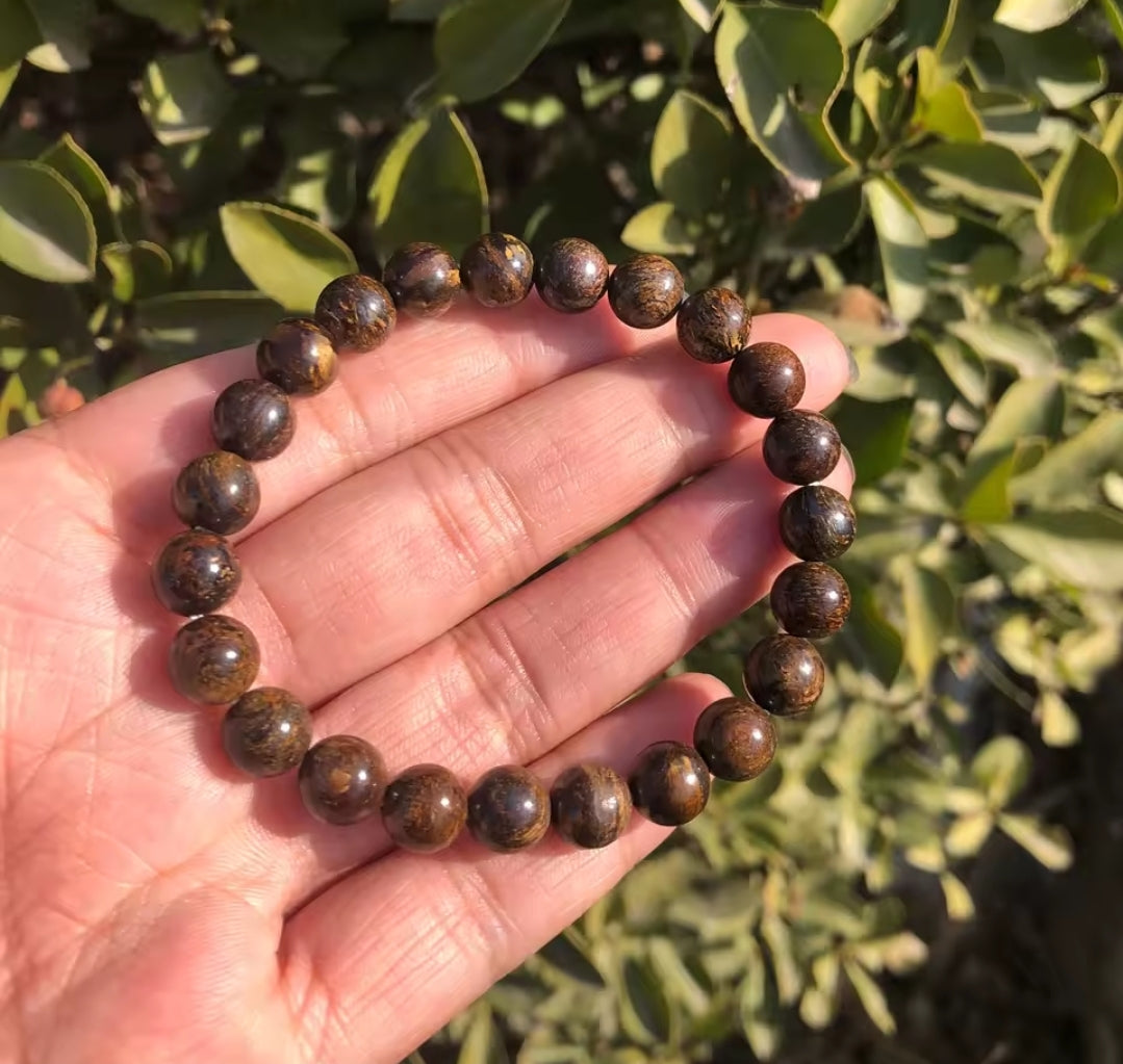 Bracelet en bronzite de diamètre 8
