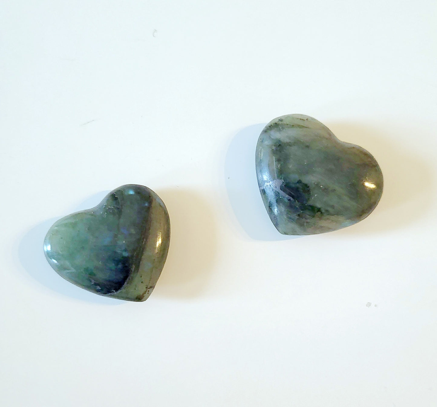 Labradorite Hearts
