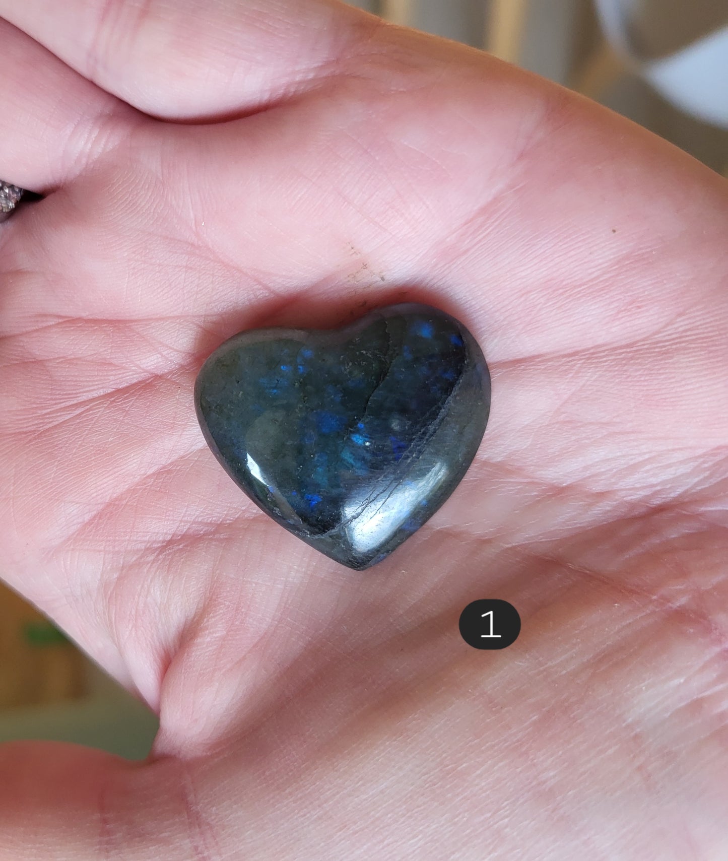 Labradorite Hearts
