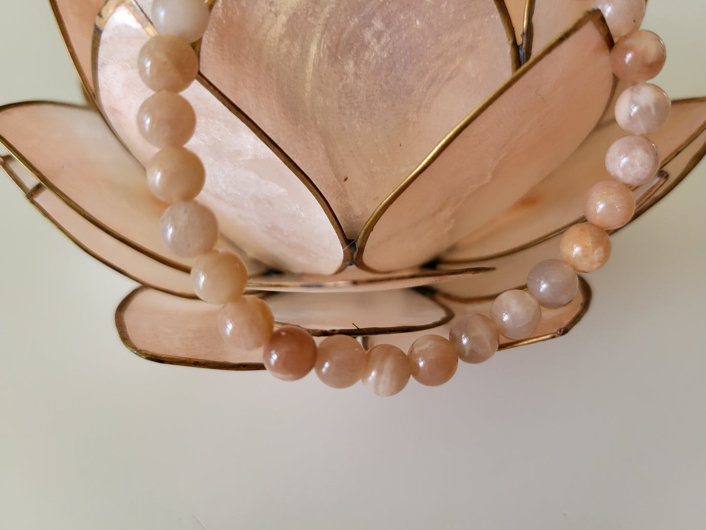 Bracelet en pierre de soleil de diamètre 6