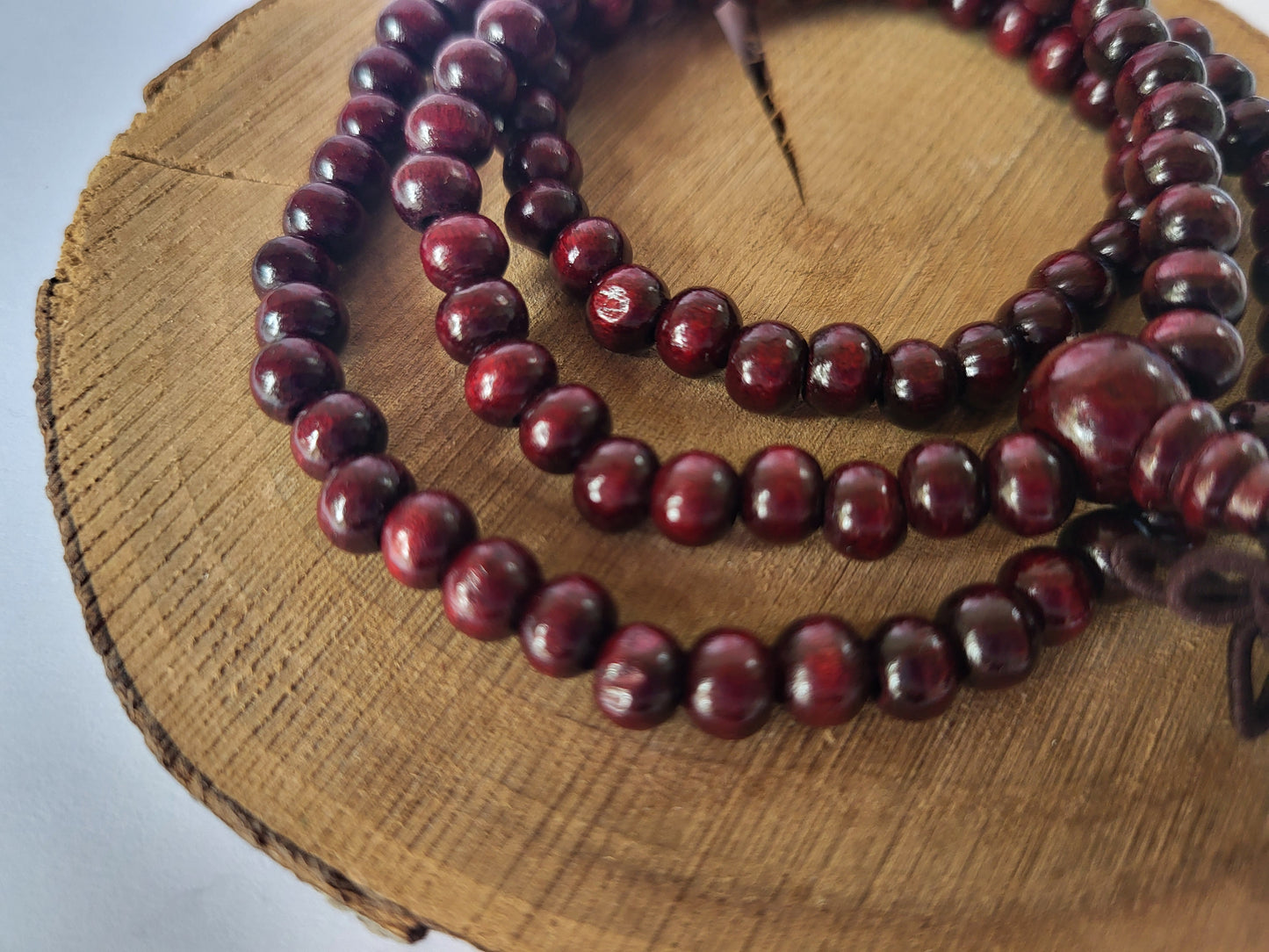 Mala de 108 perles en bois de santal