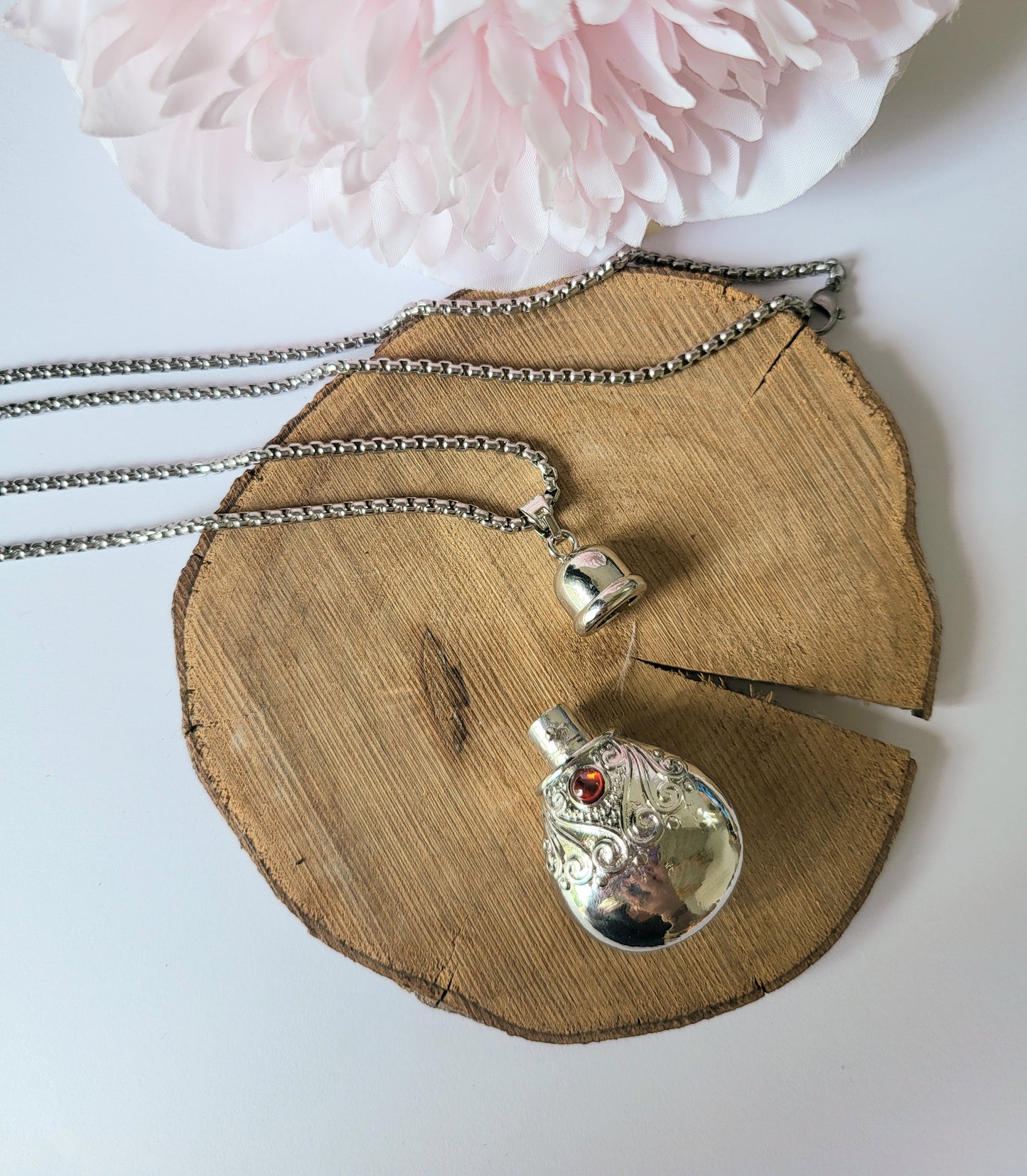 Collier flacon