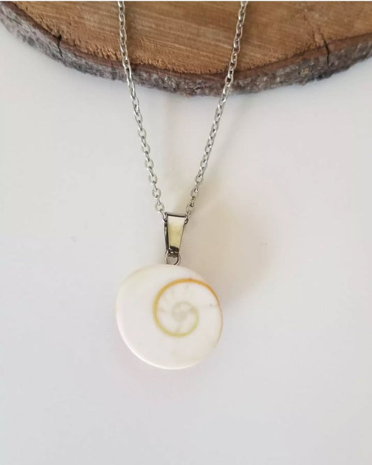 Saint Lucia Eye Pendant Necklace