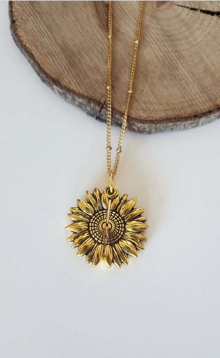 Collier à message "you are my sunshine"