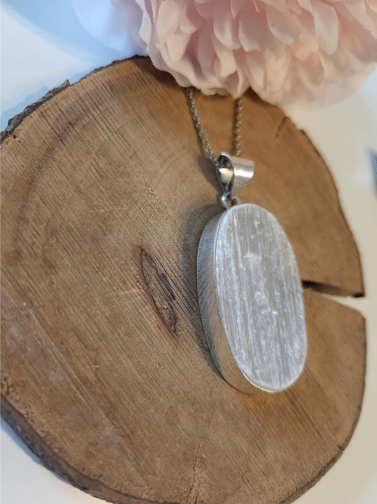 Selenite Pendant Necklace