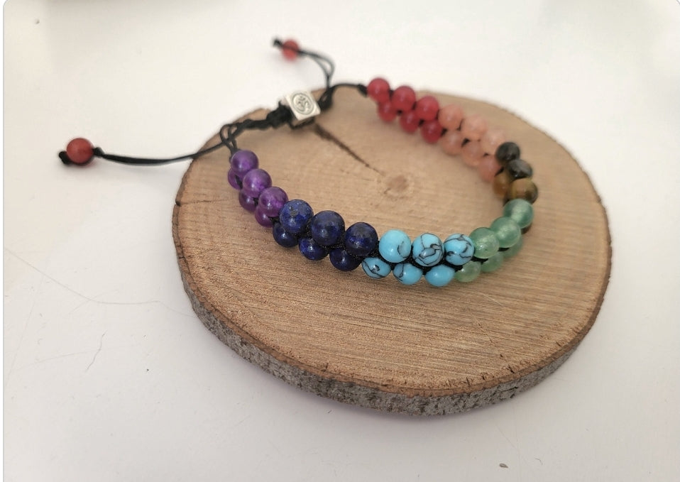 Bracelet chakras et AUM