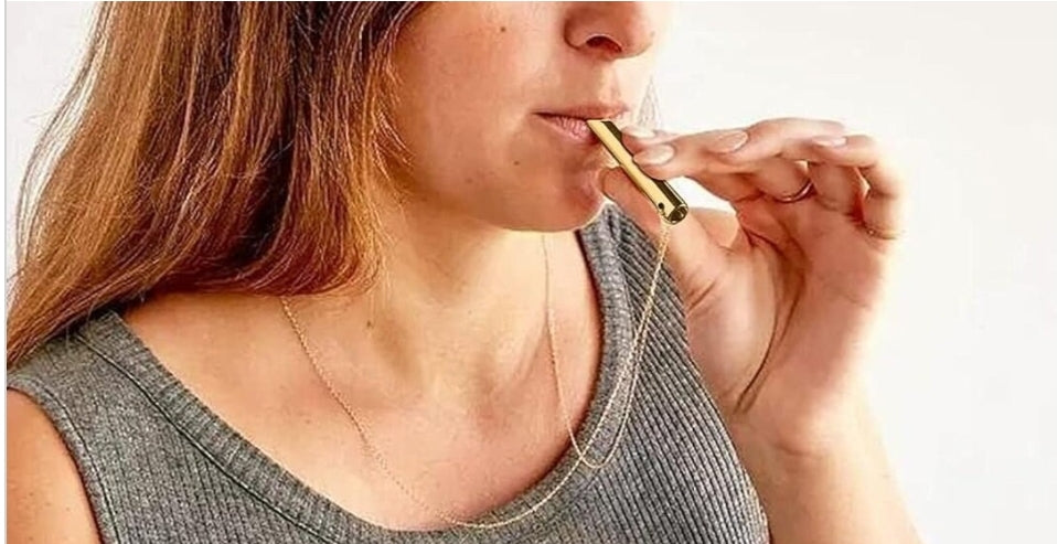 Collier de respiration consciente anti-stress, anxiété et aide à l'arrêt du tabac