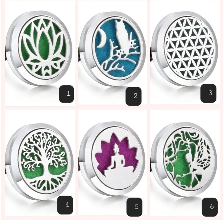 Diffuseurs d'huiles essentielles pour voiture ou ventilateur