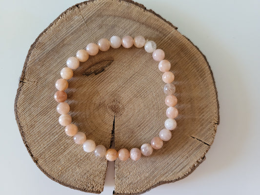 Bracelet en pierre de soleil de diamètre 6